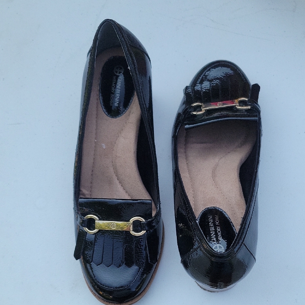 Giani Bernini Black Patent Leather Heels